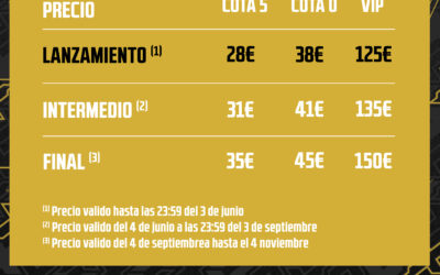 ¡Aprovecha la oportunidad! Hasta el 4 de junio precios de lanzamiento