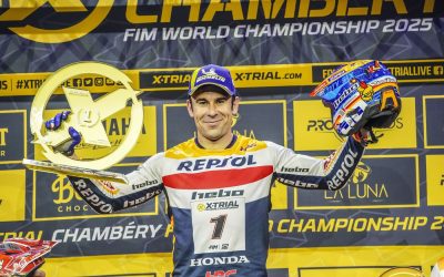 Importantísima victoria para Toni Bou en la segunda carrera del Campeonato